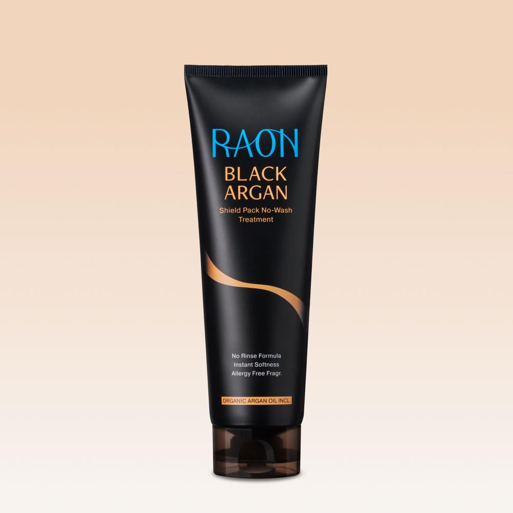 라온 블랙 아르간 쉴드팩 단백질 노워시 트리트먼트 헤어팩 180ml (미용실 논워시)