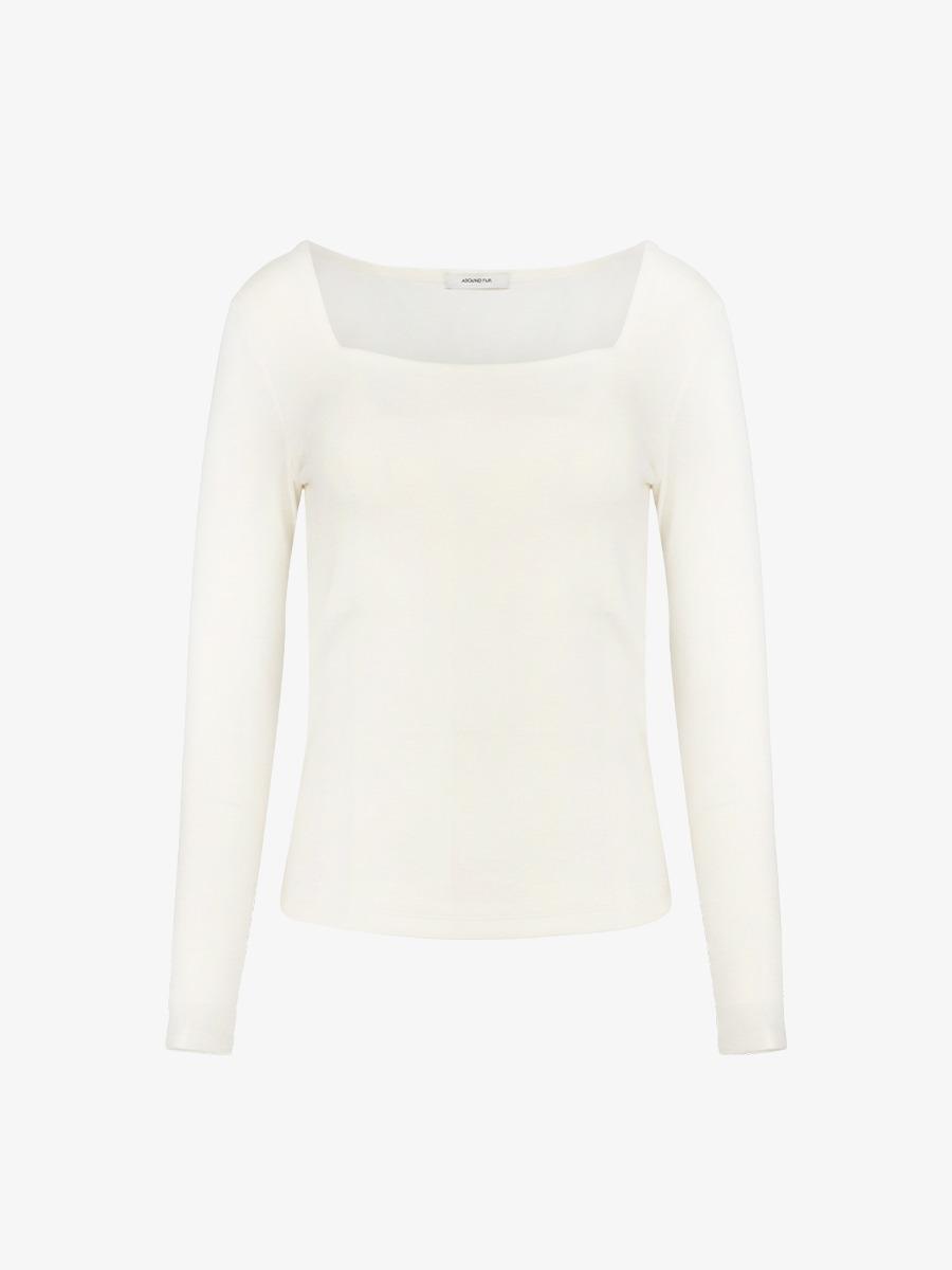 윈터 스퀘어넥 티셔츠