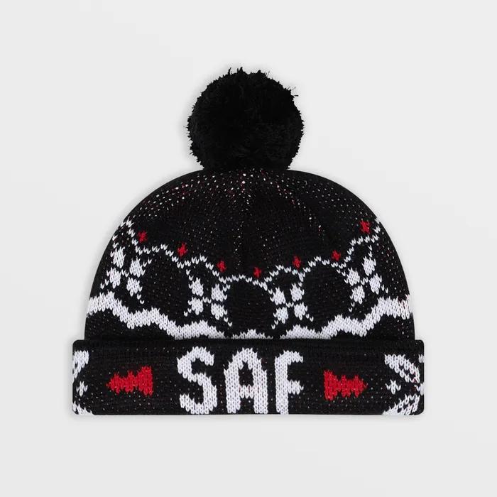 S.T.C. Saf Pom Beanie (Black)