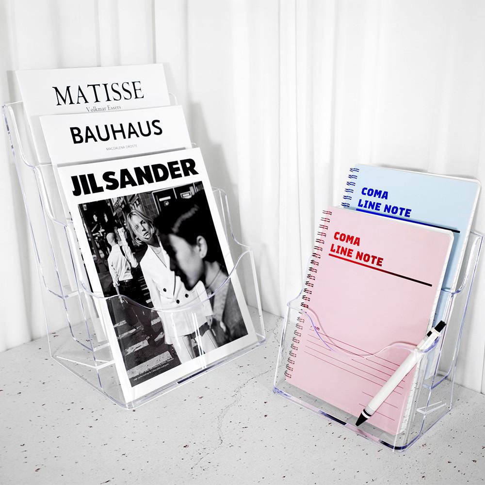 카달로그 카다로그꽂이 리플렛 팜플렛 꽂이 홀더 전단지함 A6 1단 7150