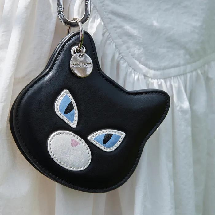 [X MINJUKIM] KITTY MIRROR KEY CHAIN - 2 colors