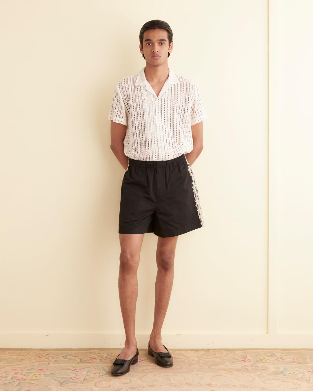 Lacework Shorts - XXS / Black
