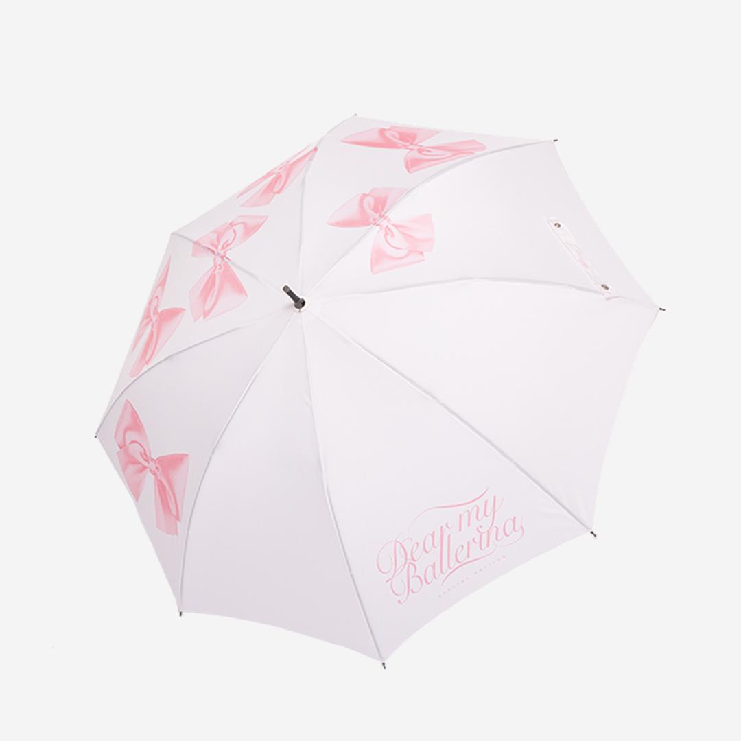 [KREAM Exclusive] Bloomingtale Ribbon Umbrella Pink Dye Handle