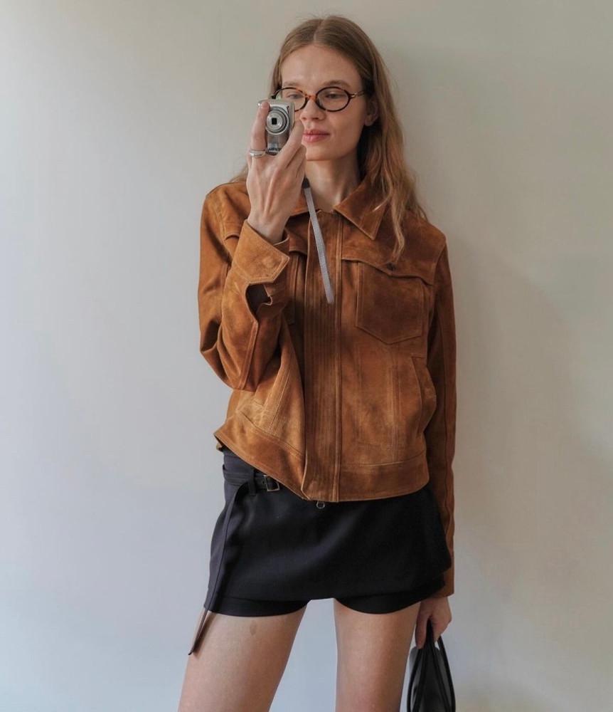 LONDONFLAT 런던플랏 로랑 스웨이드 자켓