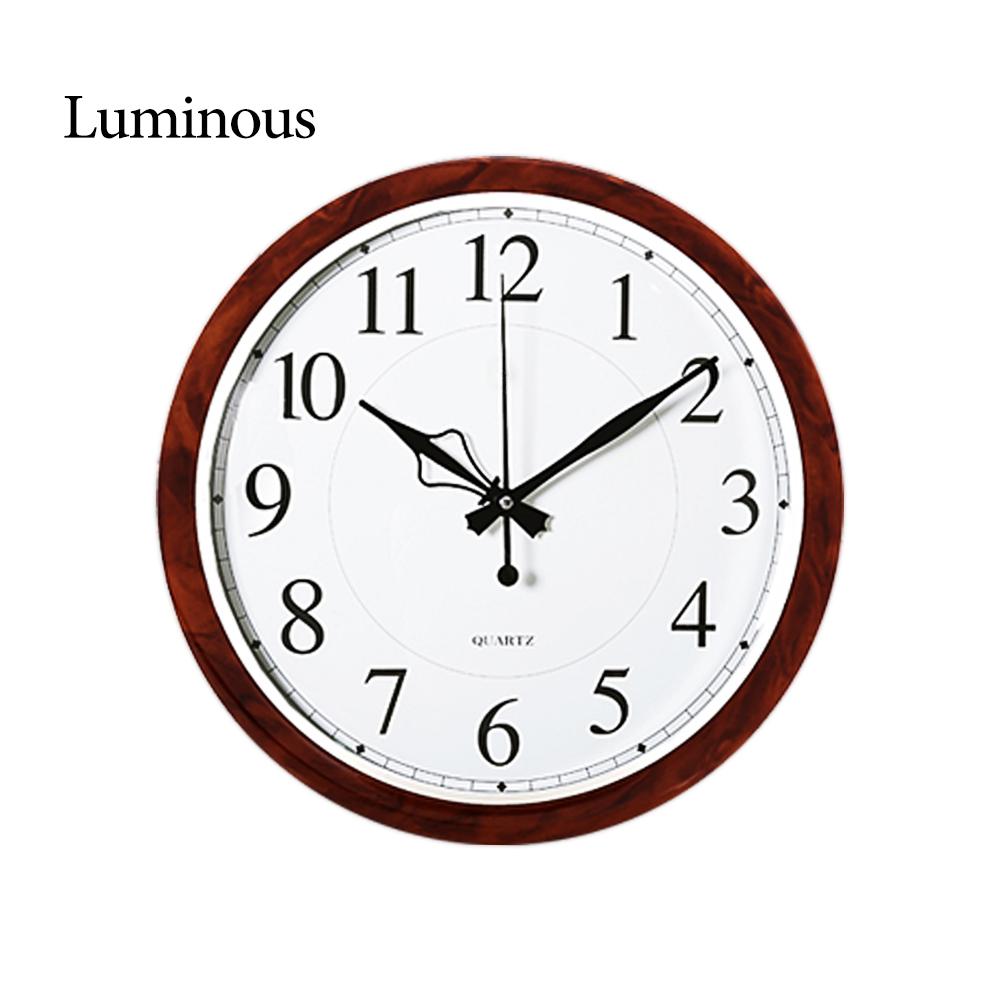 국산 루미너스 하이그로시400 자작나무 천연원목 인테리어 사무실 벽걸이 무소음 거실 벽시계