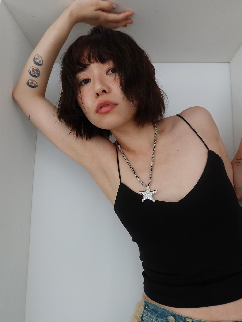 Dalmatian Starfish Strap Necklace