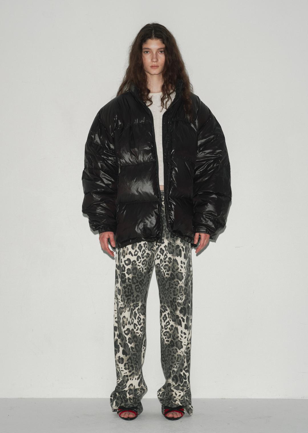 OVERSIZED PUFFER JACKET BLACK