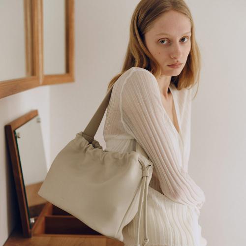 Ripple shoulder bag Ivory