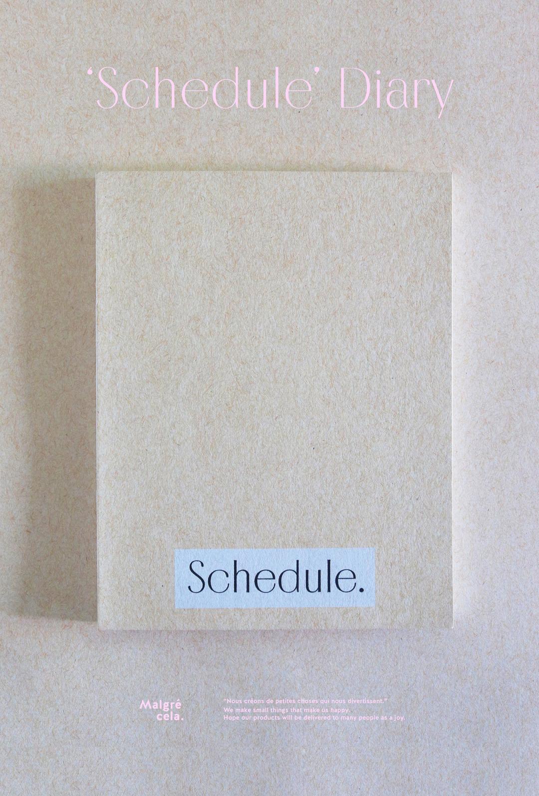'Schedule' Diary (2Col)