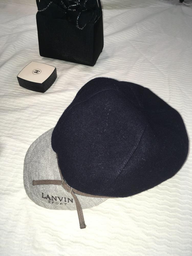 vintage Lanvin shimmer huntingcap