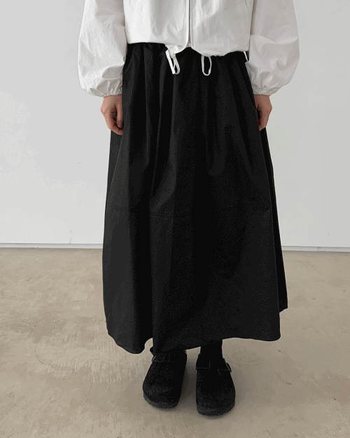 라이트소스 코튼 볼륨 스커트 (2c)