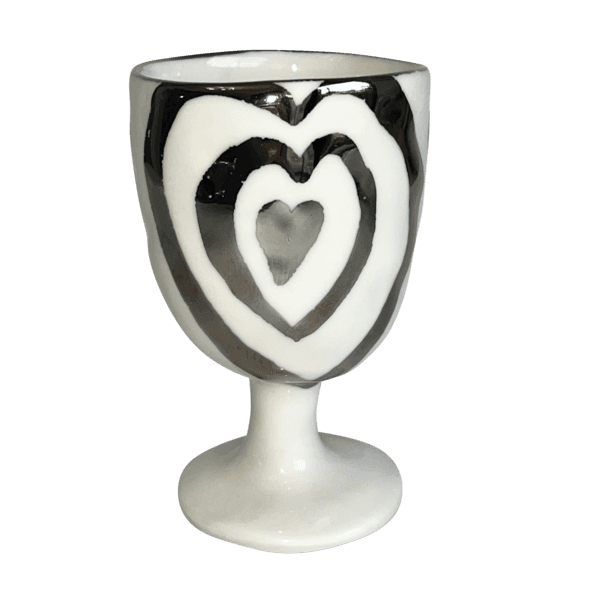 Platinum heart mini bowl