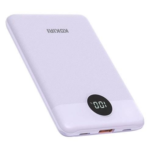 코끼리 고속충전 미니 LCD 잔량표시 PD 22.5W 보조배터리 10000mAh - 보조배터리 | 쿠팡