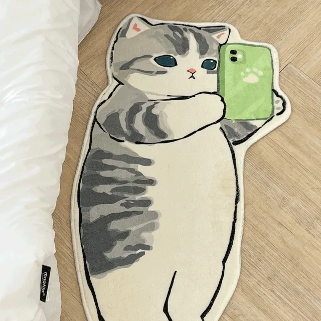 귀여운 야옹이 발매트