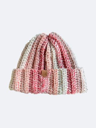 WINTER HAZE BEANIE_CORAL BEIGE