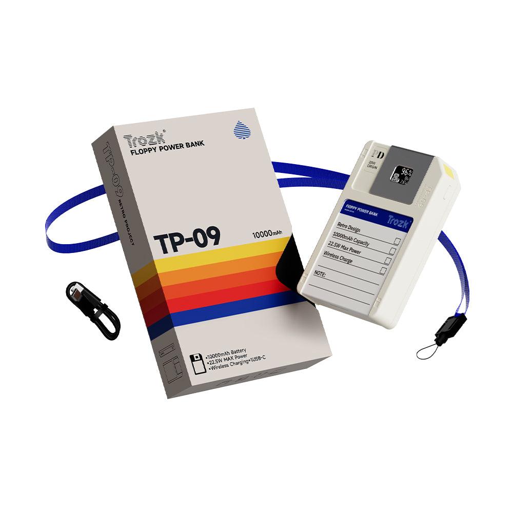 Trozk Floppy Magnetic Power Bank 10000mAh PD22.5W with storage