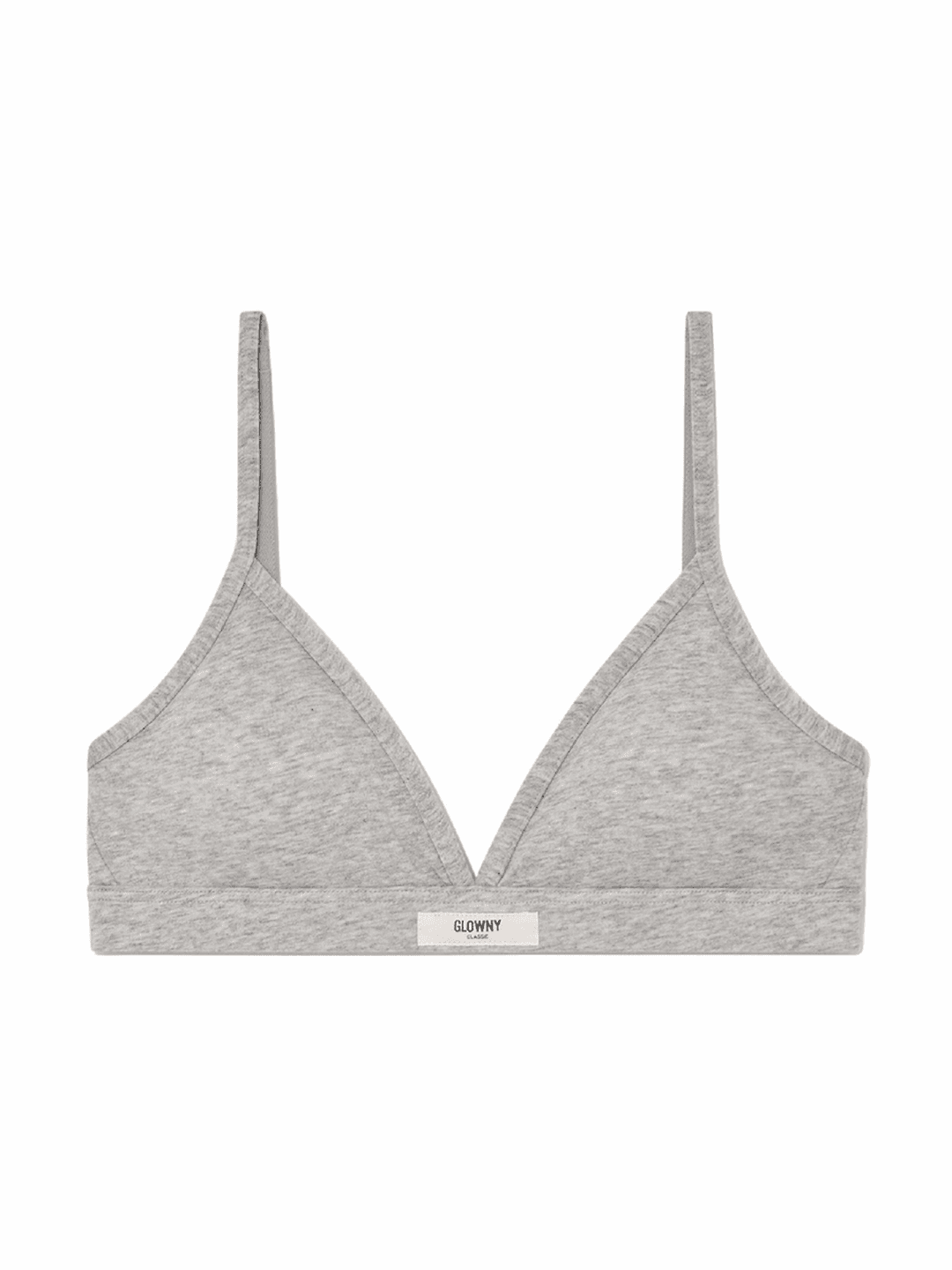 G MODAL TRIANGLE BRA (GRAY)