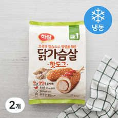 하림 닭가슴살 핫도그 8개입 (냉동)  720g, 2개