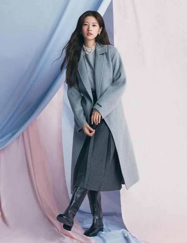 [정소민 착용] 벨티드 롱 코트(3colors)_RMJHE4VR02