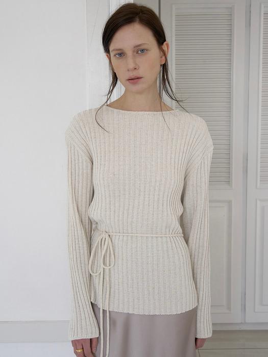 ORIGIN LINEN STRING KNIT_ORGANIC BEIGE_OE1C2MKN10OBG