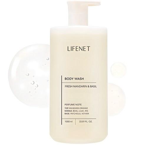 라이프넷 바디워시 프레쉬 만다린 앤 바질, 1L, 1개 - 바디워시 | 쿠팡