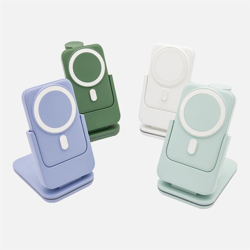 엑스트라 마그네틱 무선 충전 보조배터리+폴딩 스탠드