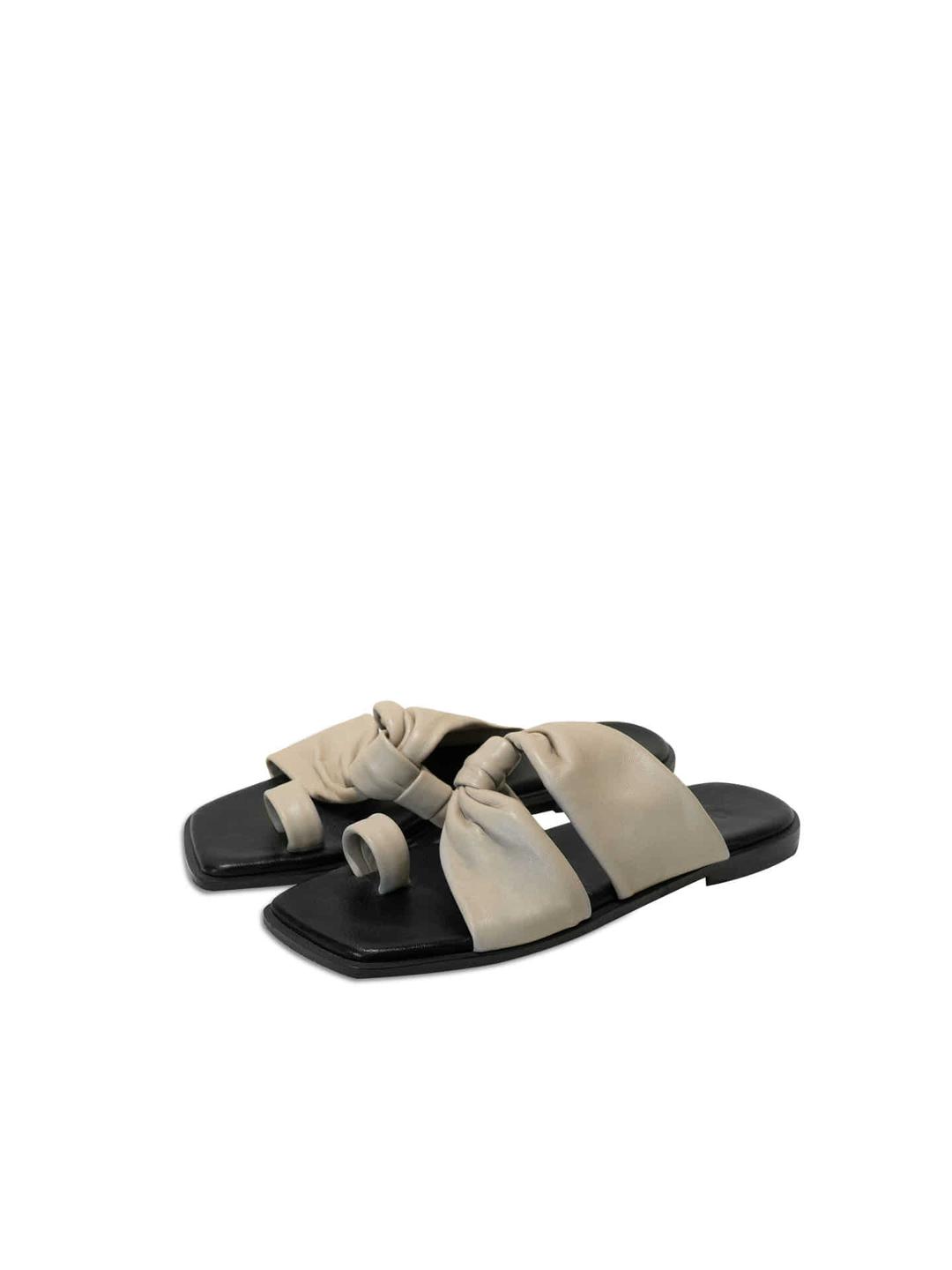 KNOT FLIP-FLOP [ BEIGE ]