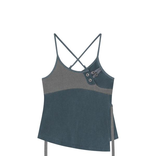 Button Strap Sleeveless