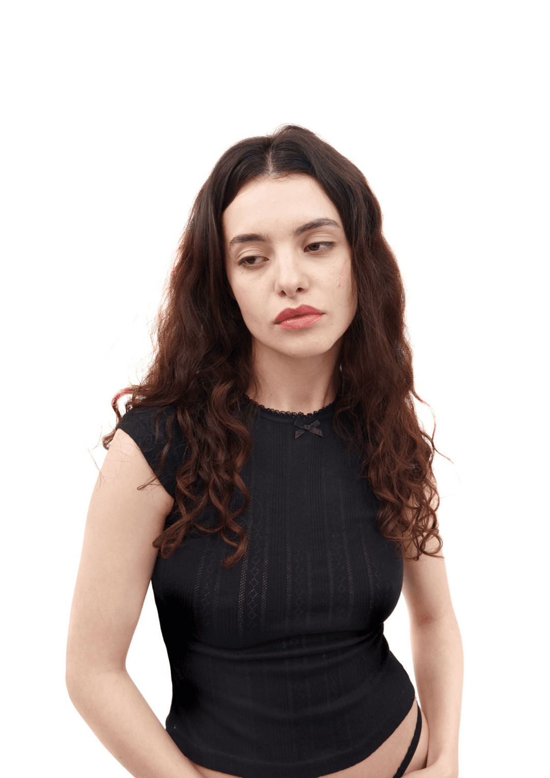 DAISY TEE IN BLACK - Black / L