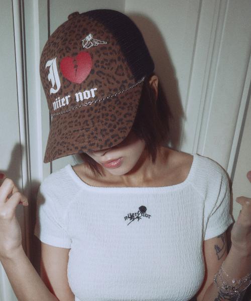 NN TRUCKER CAP_LEOPARD