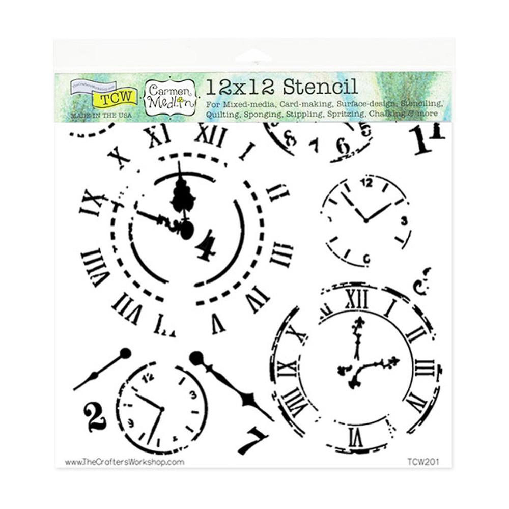 Crafter's Workshop Template 30.5X30.5cm 타임 트래블(Time Travel) / 스텐실 도안