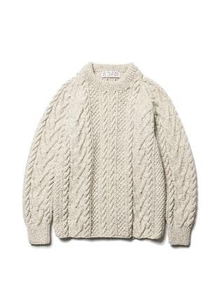 ATHENA DESIGNS Cable Knit Sweater - Marble(9069)