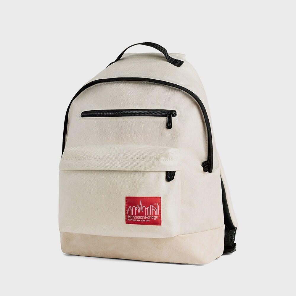 1209 Big Apple Backpack MD IVORY SUEDE