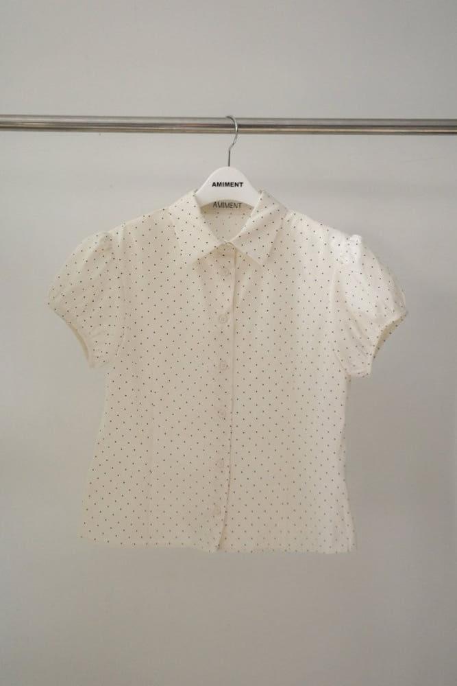 25ss 아미먼트 프롬 도트 블라우스  / 달리언니