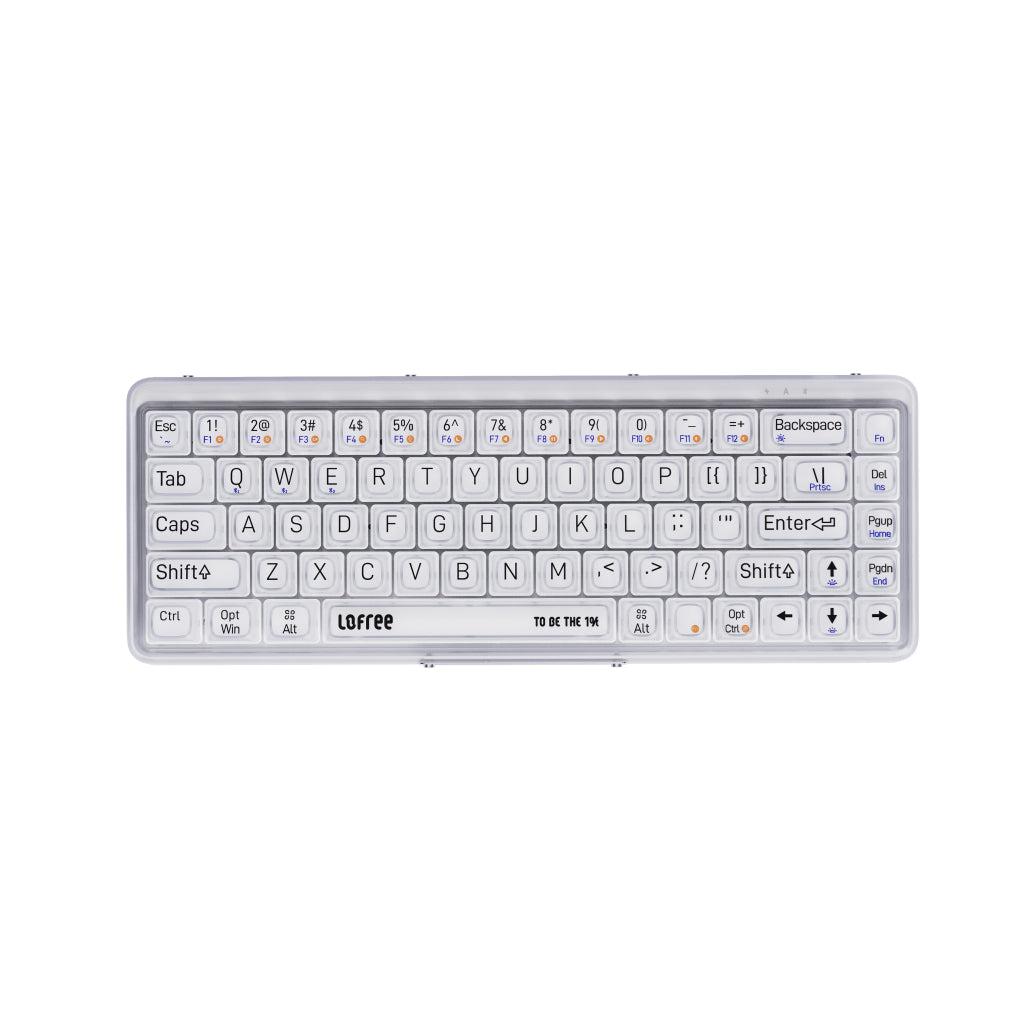 LOFREE 1% "Misty" Semi Transparent Frosted Mechanical Keyboard