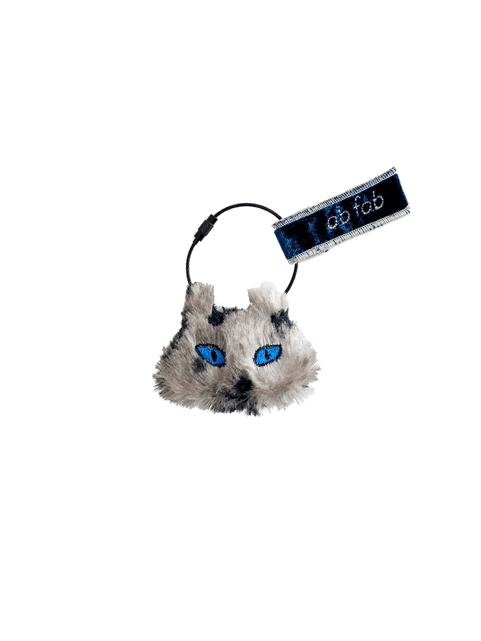 Gray cat ( Key ring )