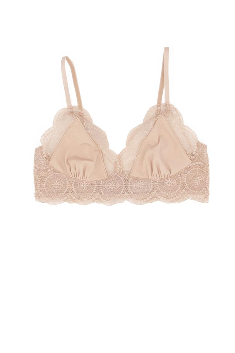 Wireless Mix Bralette Nude (와이어리스 믹스 브라렛 누드)