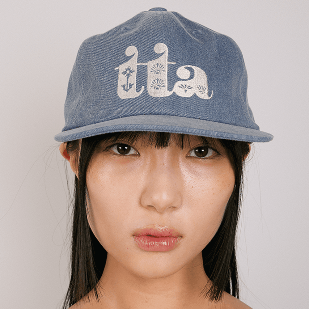 TTA GARDEN LOGO 6PANEL CAP-BLUE