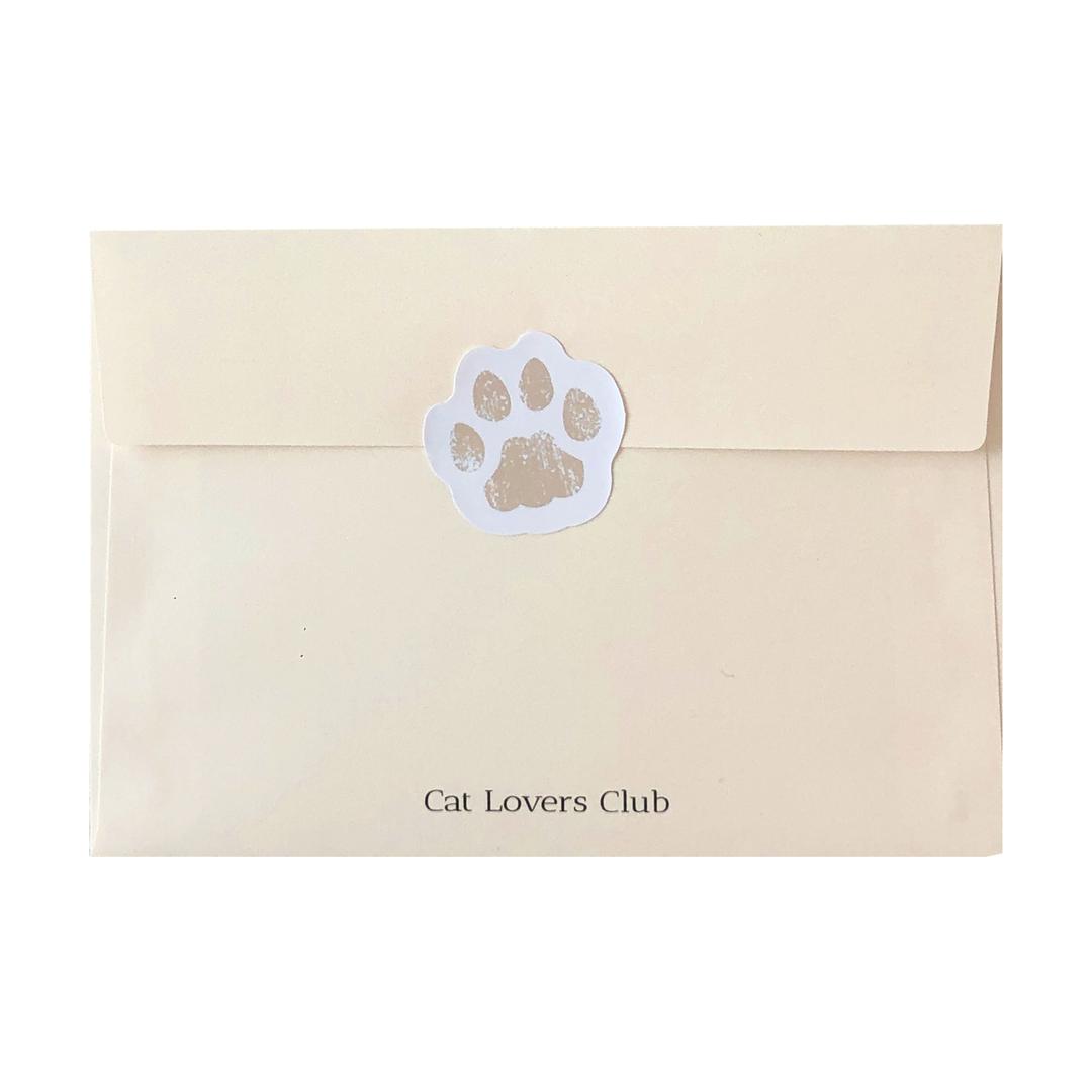 Cat Lovers Club 편지지 세트