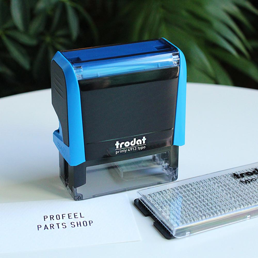 트로닷 TRODAT 알파벳 영문 숫자 쇼카드 스탬프 도장