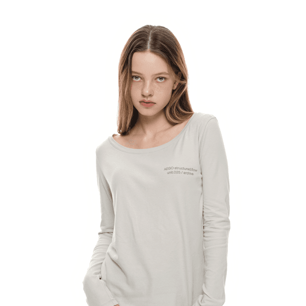 [2nd Re-order] Structured 025 sleeve T_light gray