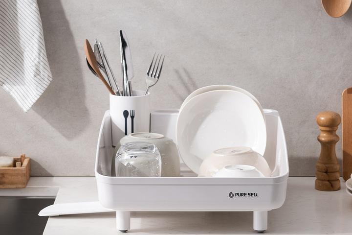 녹슬지 않는 설거지 그릇 정리대 주방 물빠짐 씽크대 싱크대 컵 선반 식기 건조대