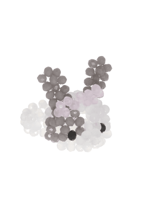 Rabbit Beads Ring (Spotted)