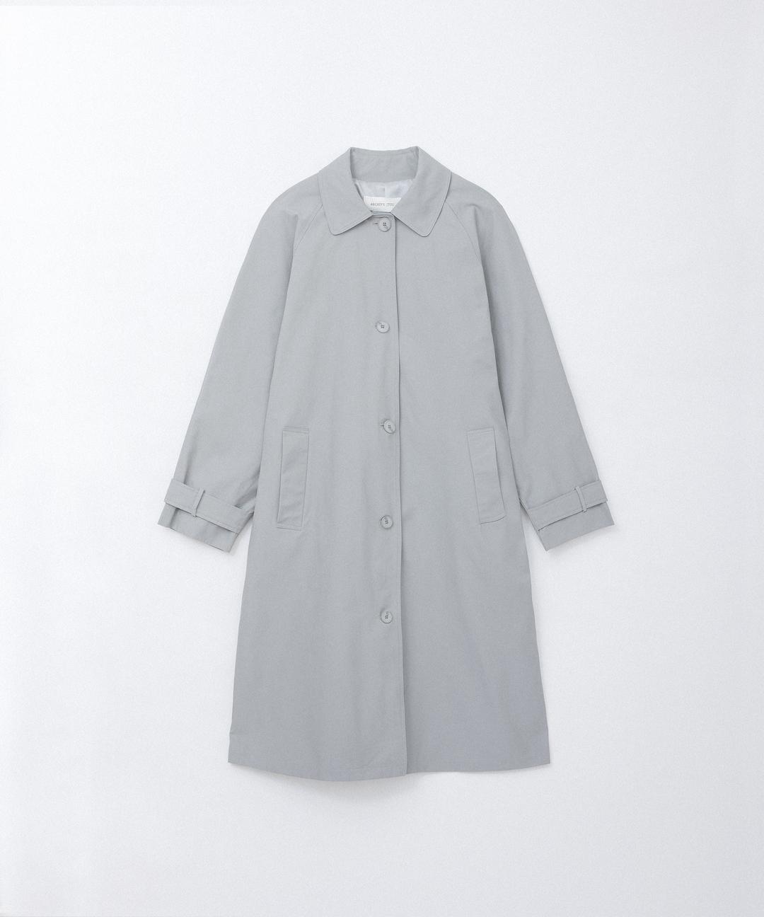 하버 싱글 트렌치 코트 (pale blue)