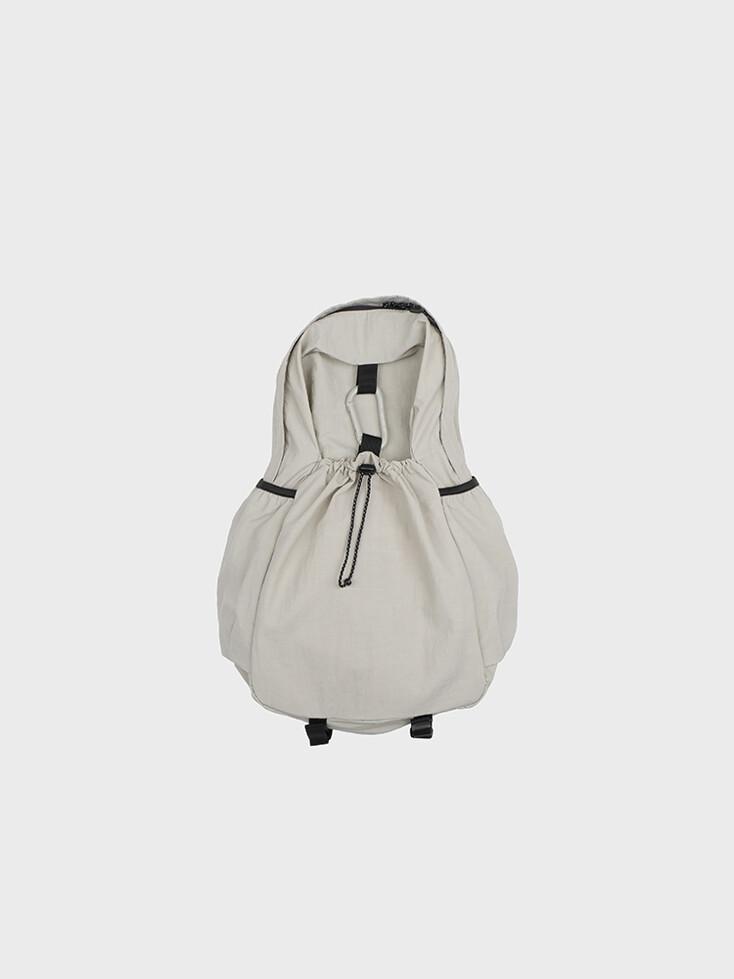 mmo backpack 085 / nylon slub greige