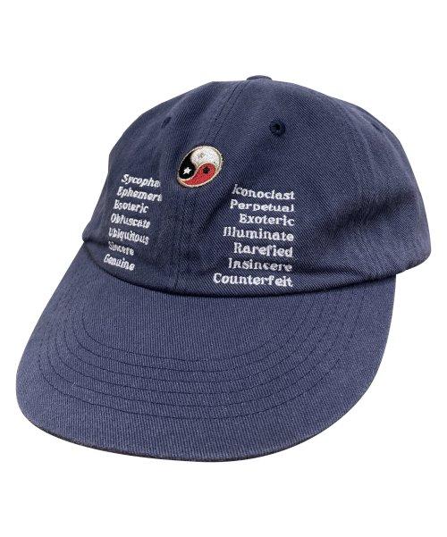 Yin Yang Washed Cap Navy