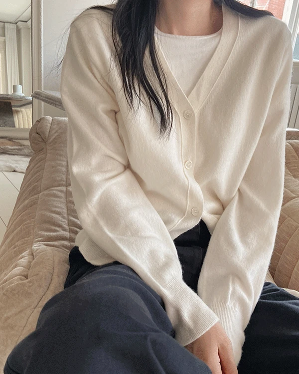 이루 캐시미어 가디건(S)