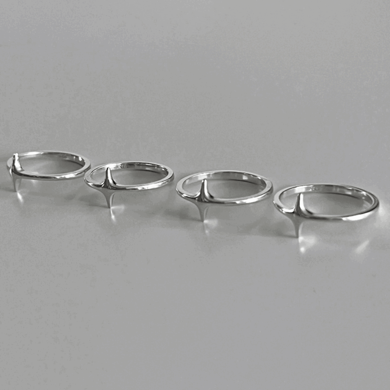 [925silver] 플래쉬 반지