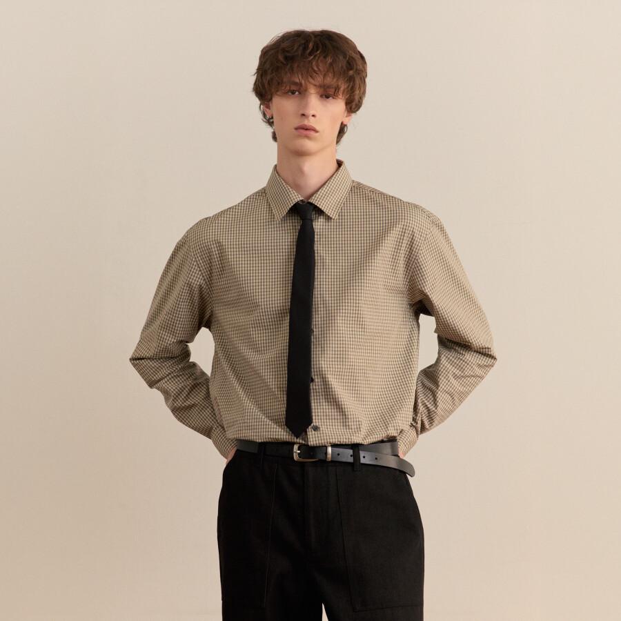 [COUTURE]정해인 미니체크오버핏셔츠