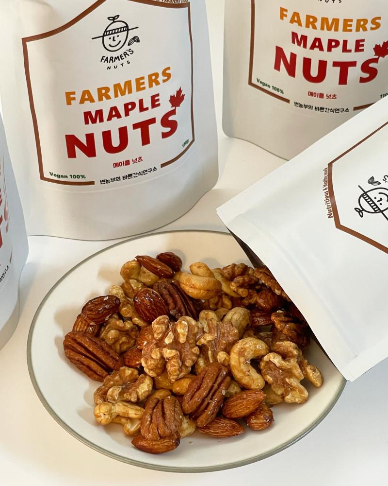 [NUTS] 변농부 메이플 넛츠 (수제)_110g [원산지:상세설명에 표시]